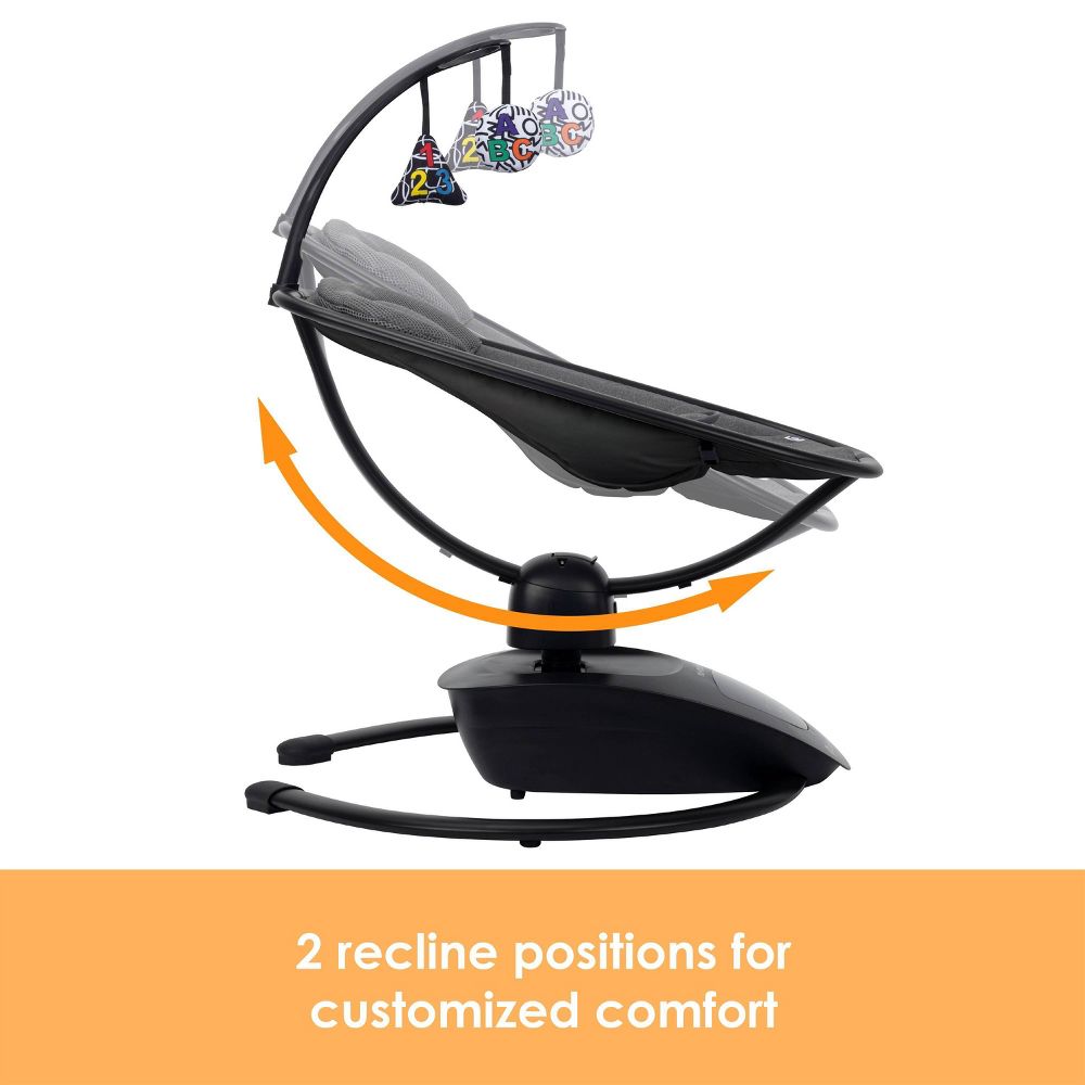 New - Baby Trend Nu-Motion Infinity Swing with Interactive Display - Midnight Black