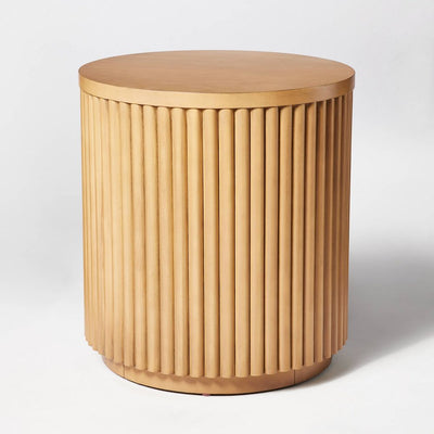 New - Dowel Accent Table Natural - Threshold™ designed with Studio McGee Fully Assembled