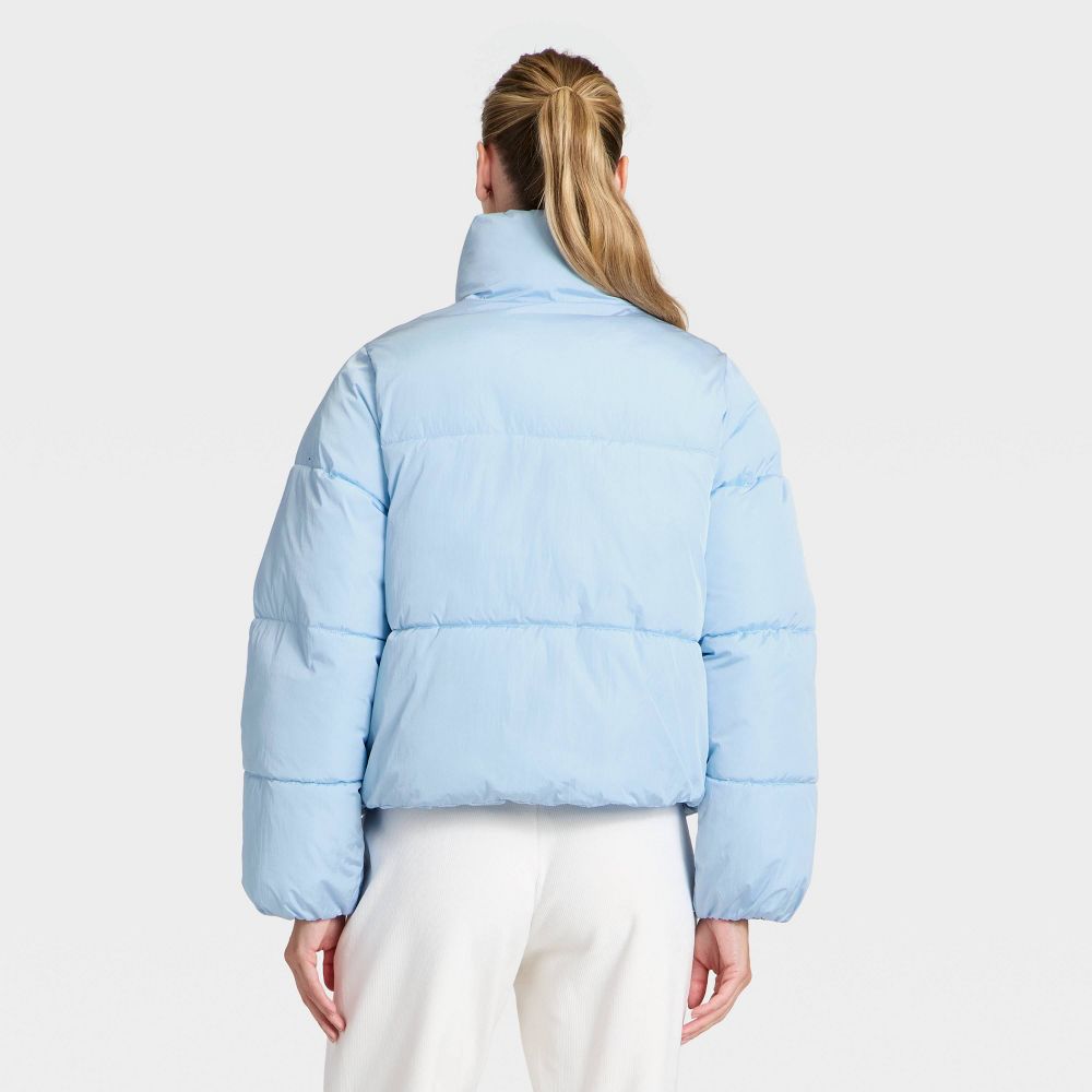New - Women's Puffer Jacket - All In Motion™ Light Blue M