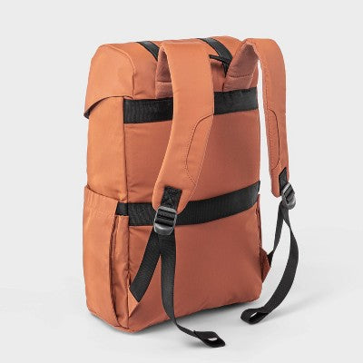 New - Open Story Top Opening Fitted Flap Travel Backpack Open StoryBullseye Deals