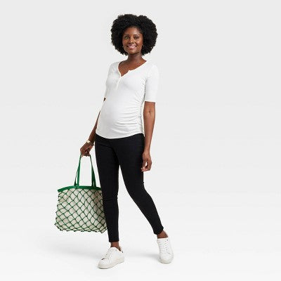 High-Rise Under Belly Skinny Maternity Pants - Isabel Maternity by Ingrid & Isabel Isabel Maternity by Ingrid & IsabelBullseye Deals