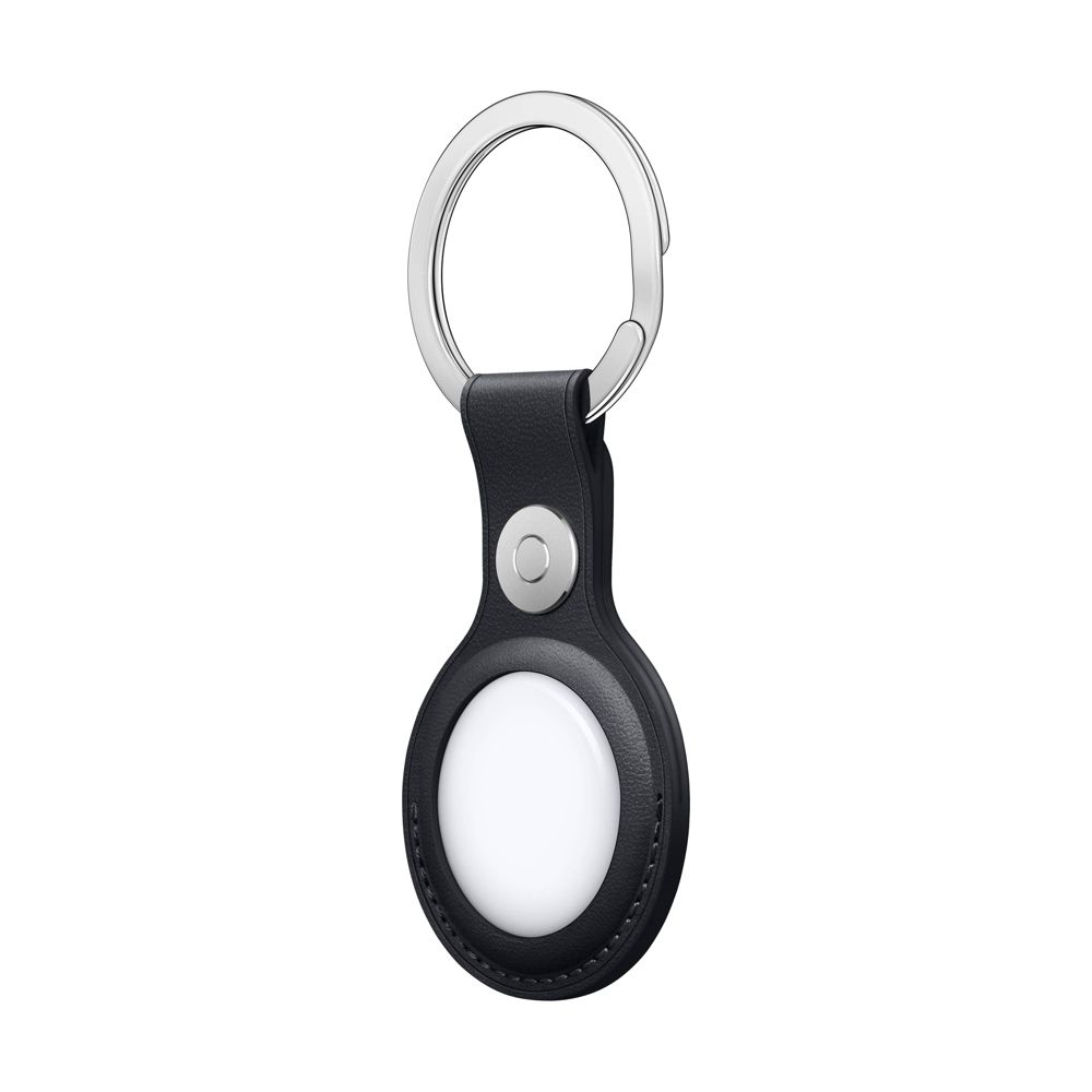 New - Apple AirTag Leather Key Ring - Midnight
