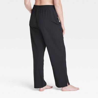 New - Women's Woven High-Rise Straight eg Pants - All In Motion All In MotionBullseye Deals