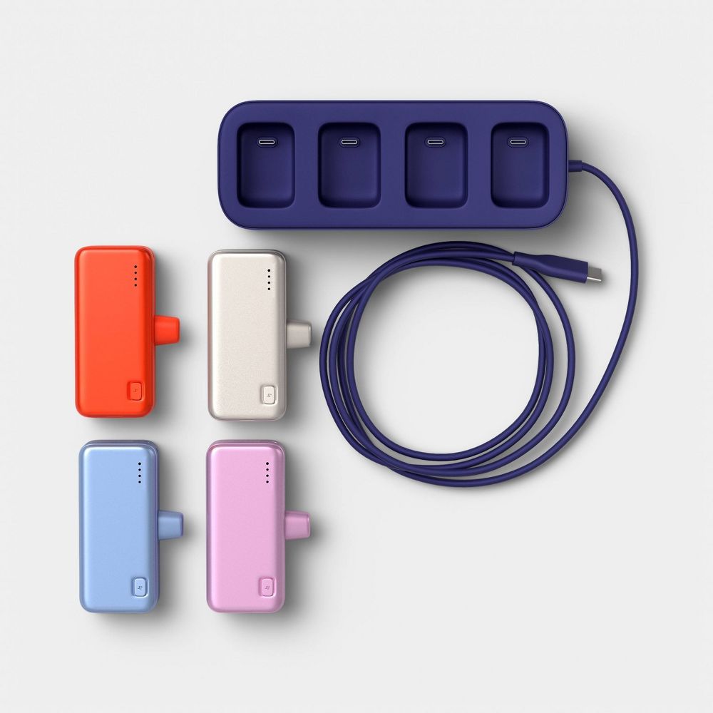Open Box - 2500mAh Multihub Base with 4 Power Banks - heyday™