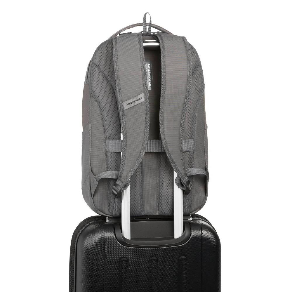 New - SWISSGEAR Travel School Laptop Backpack with Trolley Sleeve SWISSGEARBullseye Deals