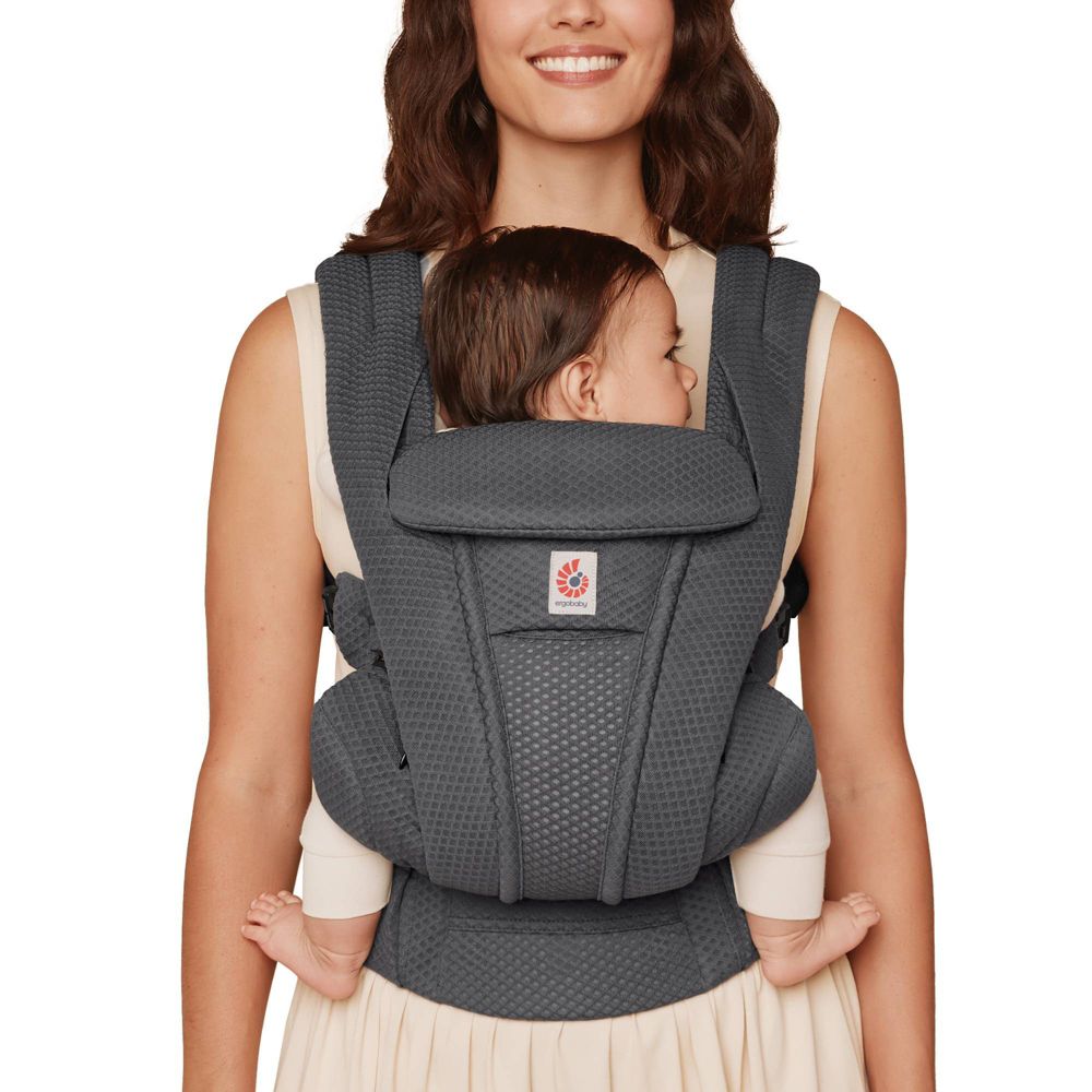 New - Ergobaby Omni Deluxe Mesh All-in-One Baby Carrier - Graphite Gray