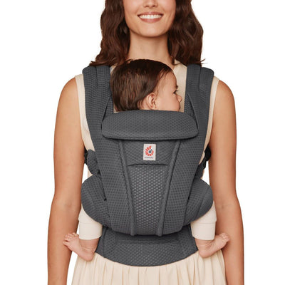 New - Ergobaby Omni Deluxe Mesh All-in-One Baby Carrier - Graphite Gray