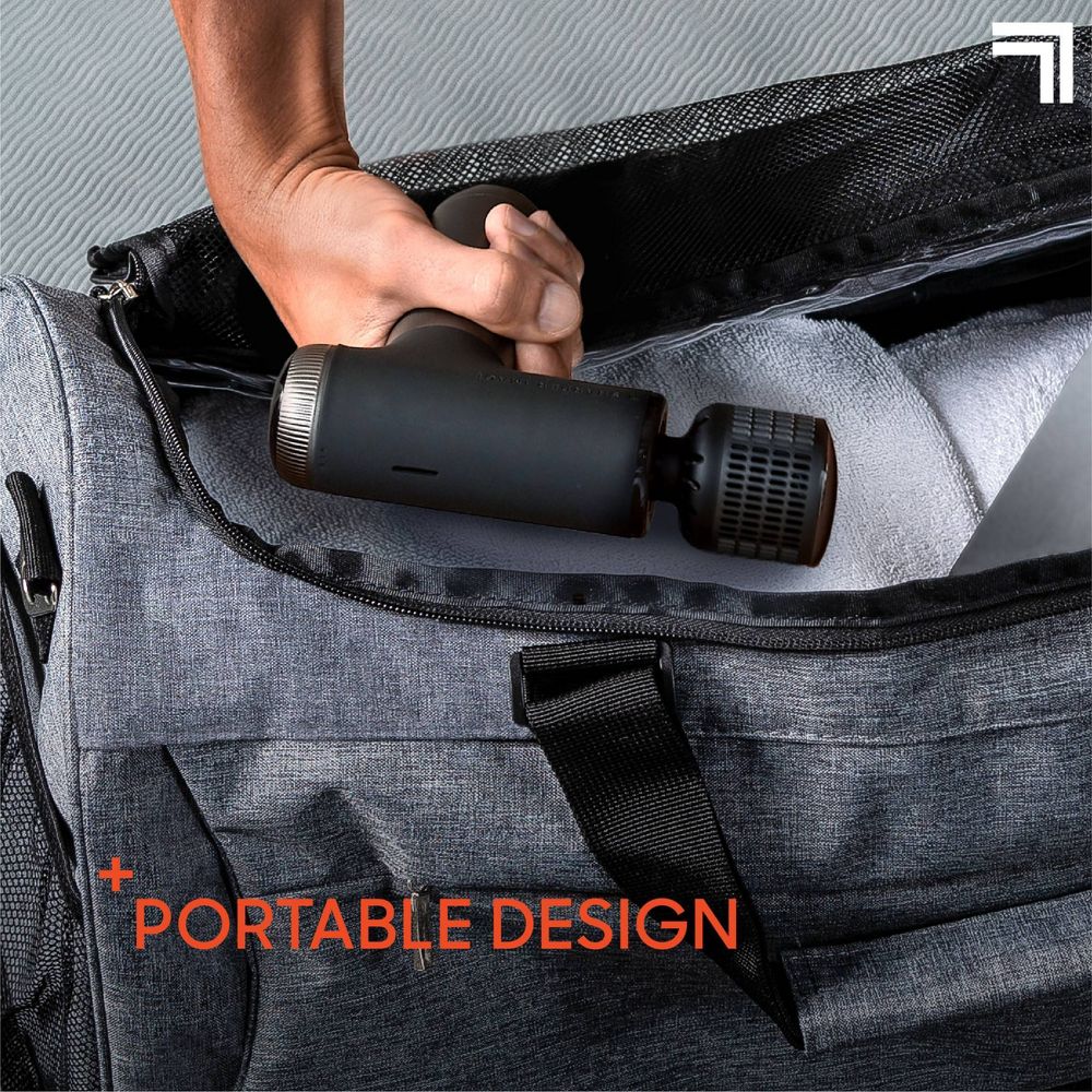 New - Sharper Image PowerBoost Pro Plus Hot and Cold Compact Body Massager