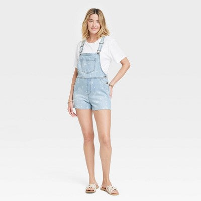 Universal Thread Women's Denim Boyfriend Shortalls Rompers Universal ThreadBullseye Deals