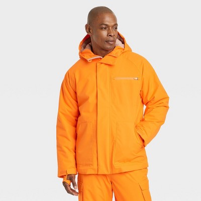 New - All In Motion Men's Zip-Up Winter Hooded Windproof Waterproof Snow Jacket All In MotionBullseye Deals