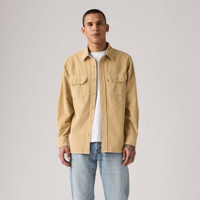 New - Levi's® Men's Worker Standard Fit Long Sleeve Button-Down Shirt - Starfish S