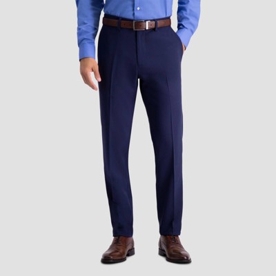 New - Haggar H26 Men's Mid Rise Slim Fit Full Suit Pants Lightweight Haggar H26Bullseye Deals