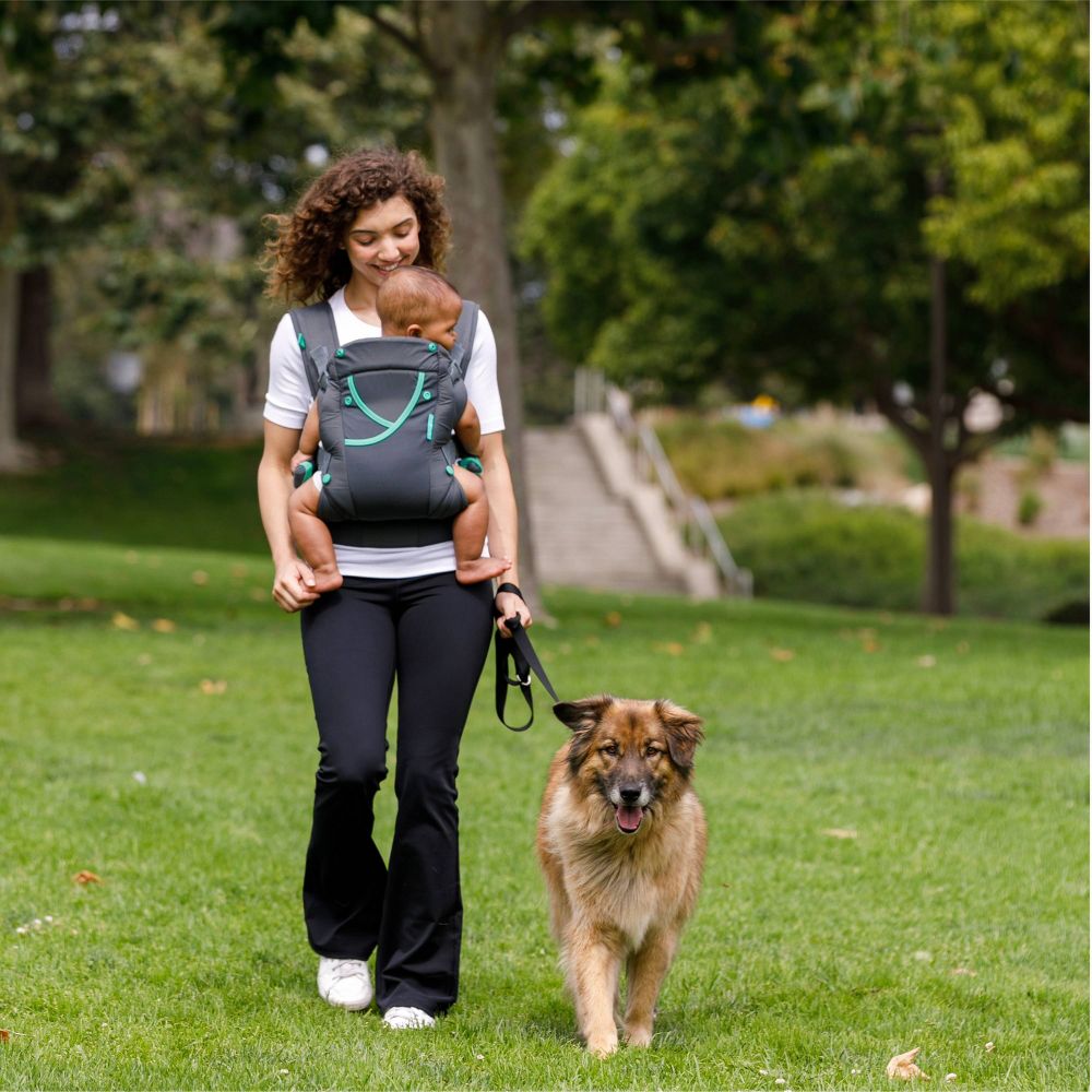 New - Infantino Carry On Active Baby Carrier - Gray