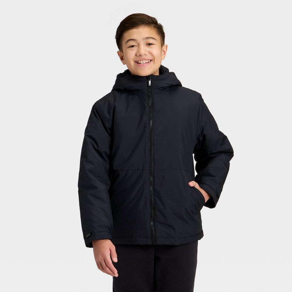 Open Box - Kids' 3-in-1 Jacket - All In Motion™ Black L