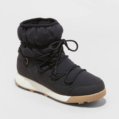 New - All In Motion Women's Lace-Up Ankle Winter Boots Water-Repellent All in MotionBullseye Deals