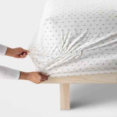 Open Box - 400 Thread Count Printed Pattern Performance Sheet Set - Threshold ThresholdBullseye Deals