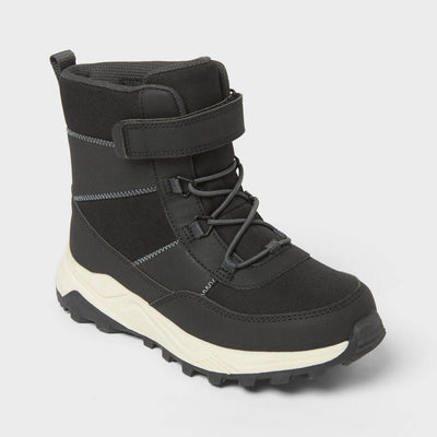 New - Kids' Noah Hiker Winter Boots - Cat & Jack™ Black 4