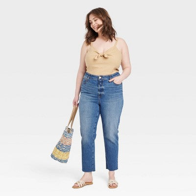 New - Universal Thread Women's High Rise Slim Leg Fit Full Jeans Midweight Universal ThreadBullseye Deals