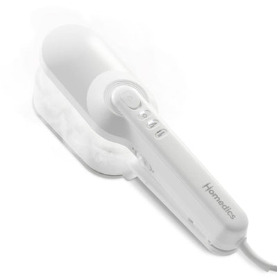 New - HoMedics Portable 3-in-1 Garment Steamer: Handheld, Vertical Steam, 1050W, 10 Min Steam, 2.5L Tank, 8ft Cord, White