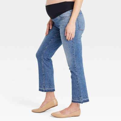 New - Over Belly Ankle Bootcut Maternity Pants - Isabel Maternity by Ingrid & Isabel Isabel Maternity by Ingrid & IsabelBullseye Deals