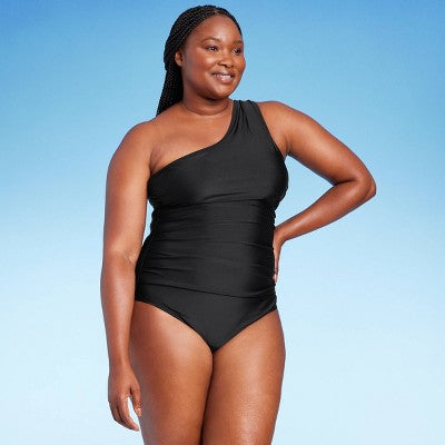 New - Kona Sol Women's One Piece Swimsuit Tummy Control Ruched Swimwear Kona SolBullseye Deals