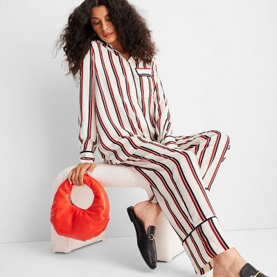 Women's Straight Leg Satin Pant - Future Collective with Reese Blutstein Future Collective with ReeseBullseye Deals