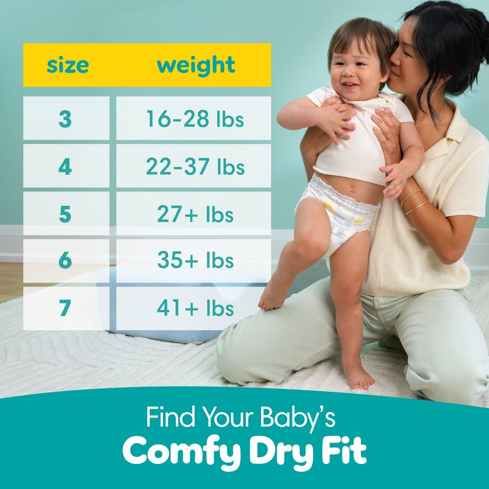 New - Pampers Swaddlers 360 Disposable Diapers - Size 7 - 68ct