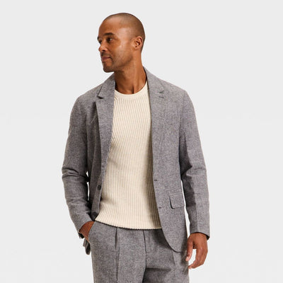 New - Men's Tweed Sportcoat Blazer  - Goodfellow & Co™ Gray XXL