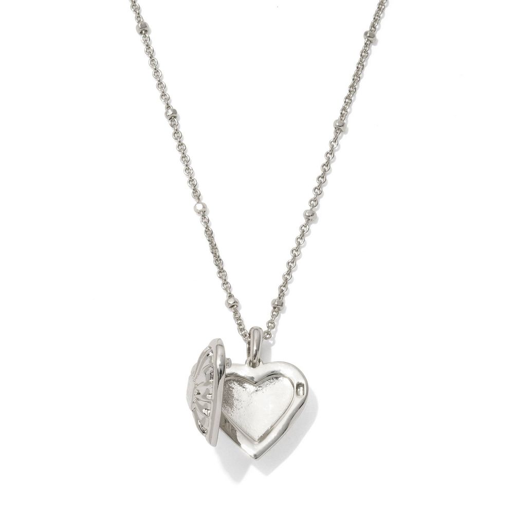 New - Kendra Scott Anna Sunburst Locket Necklace - Gold