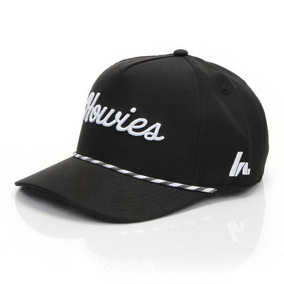 New - Howies Hockey The Tour Lid Hat Polyester Baseball Hat - Black