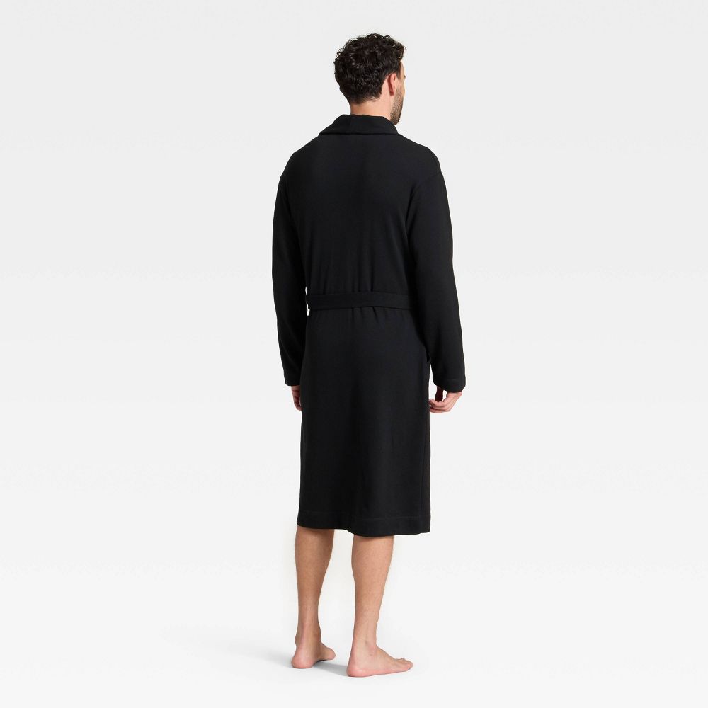 New - Men's Knit Robe - Goodfellow & Co™ Black S/M