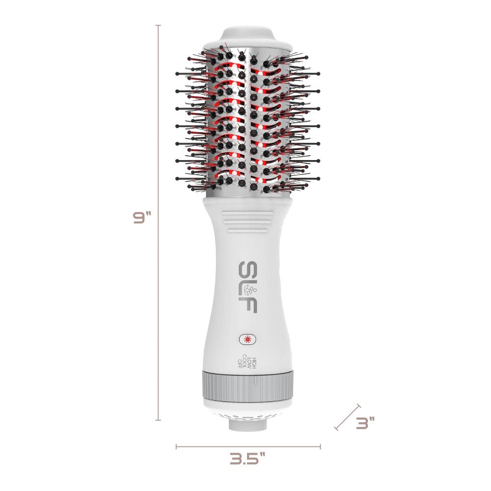 Open Box - SLF Red Light Therapy Travel Dryer Hair Brush