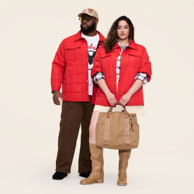 New - Adult Tall Western Jacket - Woolrich x Target Red MT