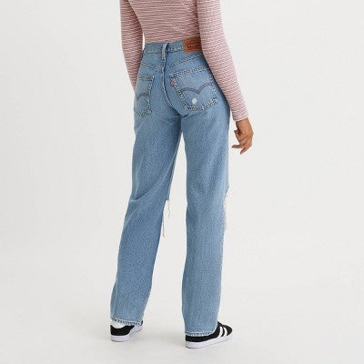 Open Box - Levi's Women's Mid Rise Straight Leg Relaxed Jeans Loose Levi'sBullseye Deals