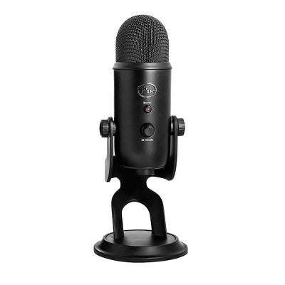Certified Refurbished - Blue Microphones Yeti USB Microphone - Blackout Edition Blue MicrophonesBullseye Deals