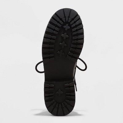 Open Box - A New Day Women's Faux Leather Lace-Up Casual Flats Round Toe A New DayBullseye Deals