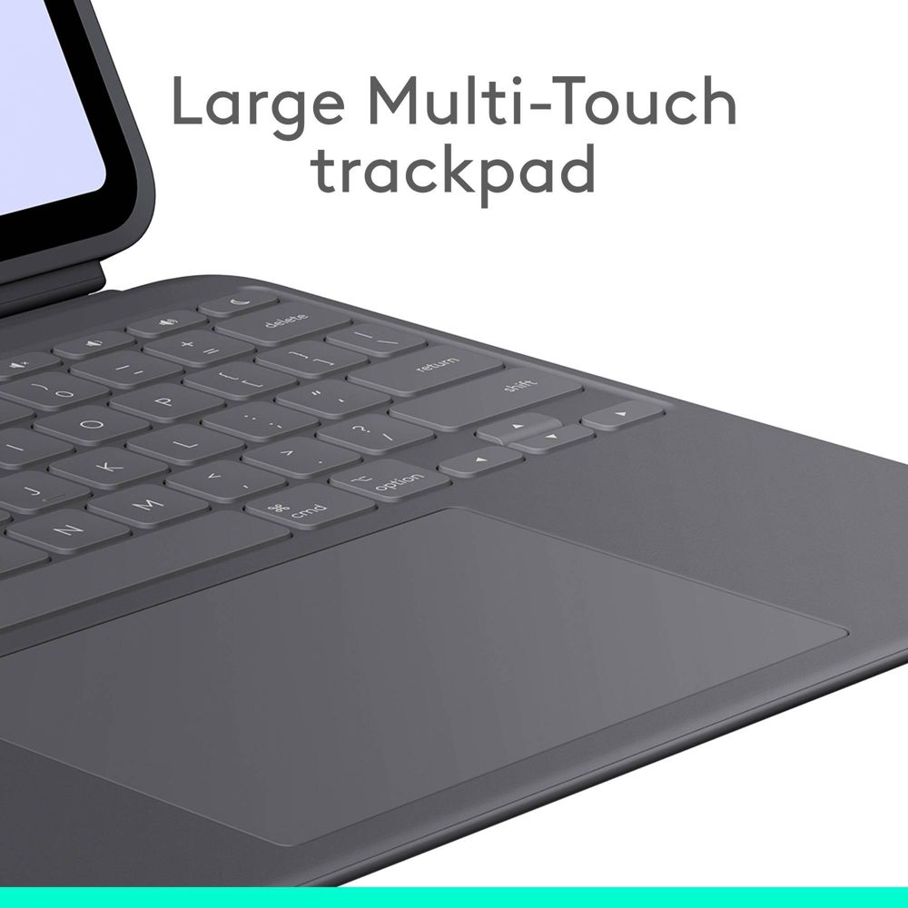 Open Box -  Logitech - Combo Touch for iPad Pro 11-inch Keyboard Case Graphite - 920-012659 LogitechBullseye Deals