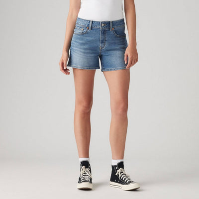 New - Levi's® Women's A-Line Shorts - No You Didn't 34: Mid Rise Denim, Stretch,