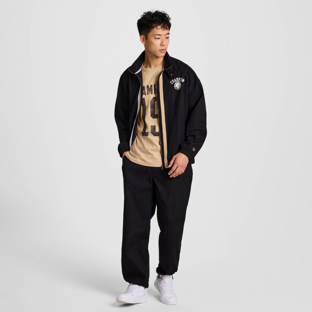 New - Champion Men's Homeroom Full Zip Jacket - Black S