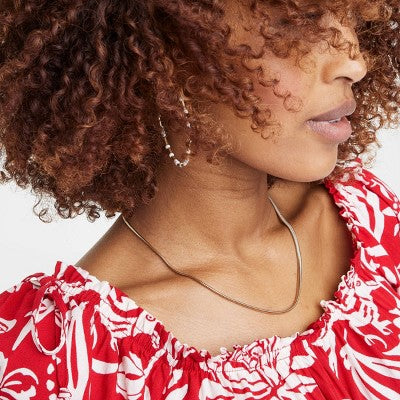 Knox Rose Women's Plus Scoop Neck Pullover Peasant Blouse Puff Knox RoseBullseye Deals