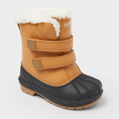 New - Toddler Denver Winter Boots - Cat & Jack™ Cognac 10T
