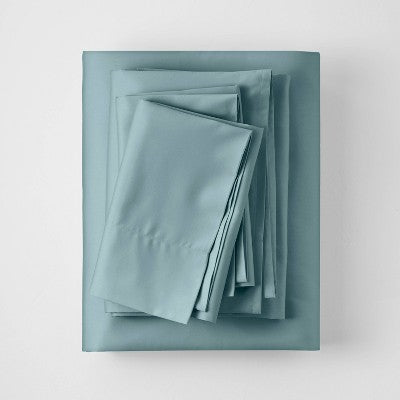 Casaluna 300 Thread Count Cotton Blend Satin 4PC Sheet Set Luxurious Look CasalunaBullseye Deals