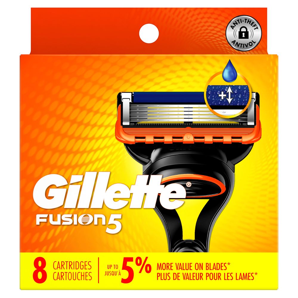 New - Gillette Fusion 5 Men's Razor Blade Refills - 8ct