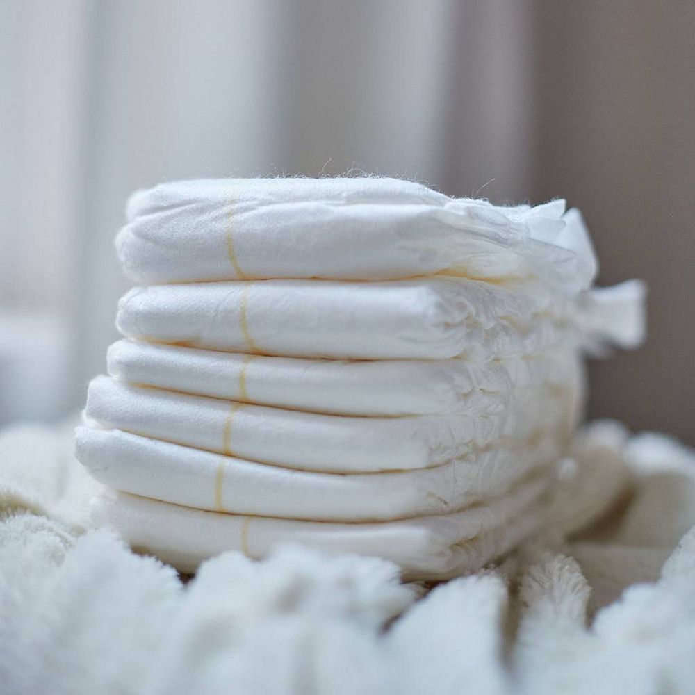 New - Kudos Chlorine Free Cotton-Lined Disposable Diapers - Size 2 - 72ct