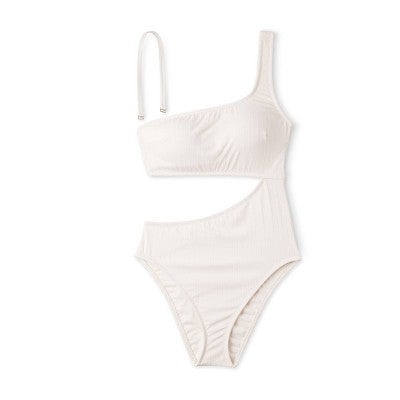 Shade & Shore Women's One Shoulder One Piece Swimsuit Cutout Monokini Shade & ShoreBullseye Deals