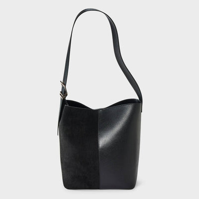 New - Shoulder Bucket Bag - A New Day™ Black