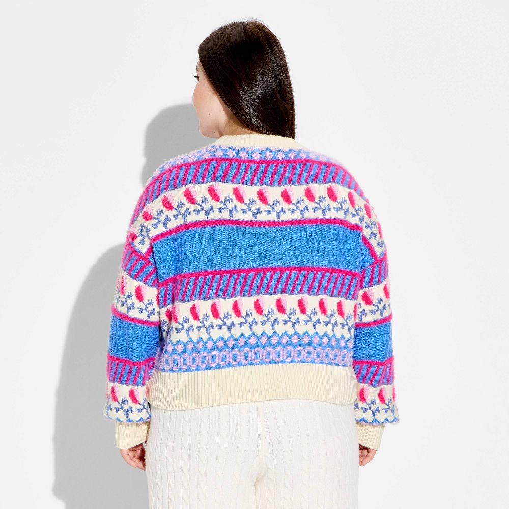 New - Women's Pullover Sweater - Wild Fable™ Floral 1X