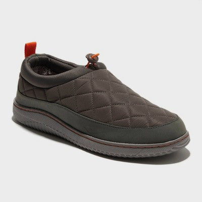 New - Dluxe By Dearfoams Men's Slip On Pull-On Slippers Memory Foam Indoor/Outdoor dluxe by dearfoamsBullseye Deals