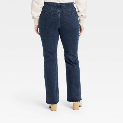 New - Universal Thread Women's Vintage Bootcut Jeans High-Rise Stretchy Universal ThreadBullseye Deals