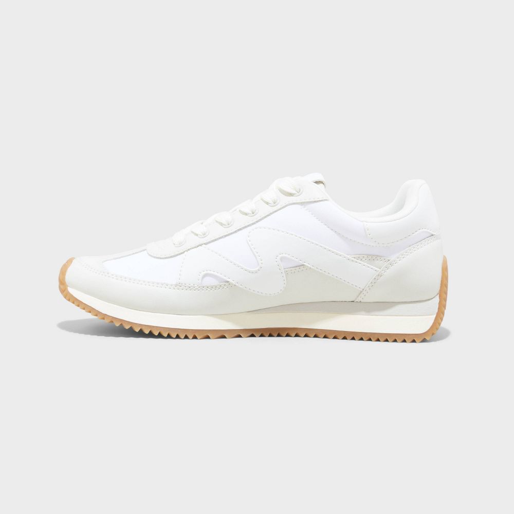 New - Universal Thread Women's Low Top Faux Leather Lace Up Sneakers Memory Foam Universal ThreadBullseye Deals